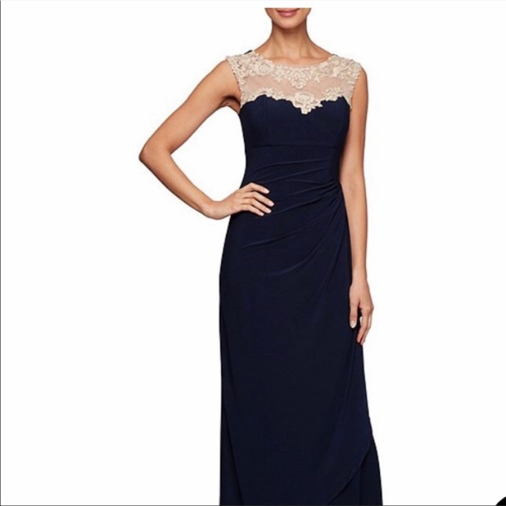 Alex Evenings Cascade Special Occasion Dress